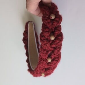 Hand crochet headband